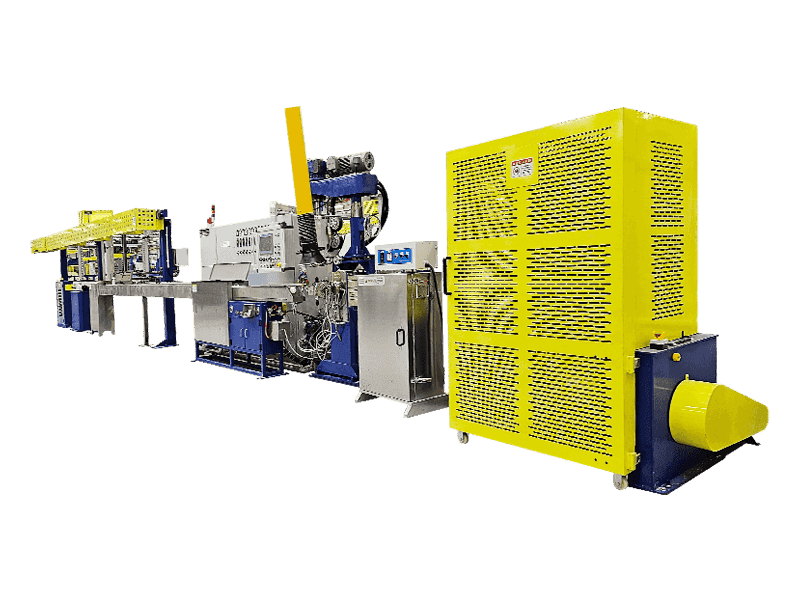 อุปกรณ์ทำสายเคเบิลเทฟลอน: FEP/PFA Extrusion Lines, Taping and Jacketing